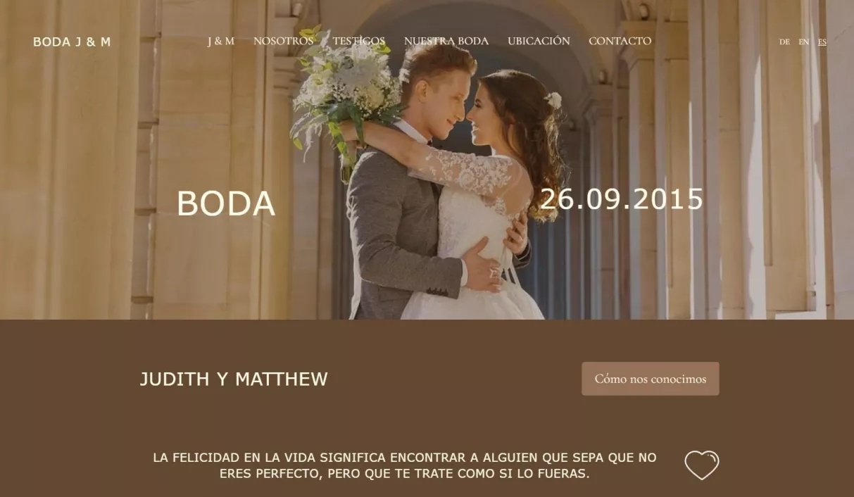 Boda Judith y Matthew