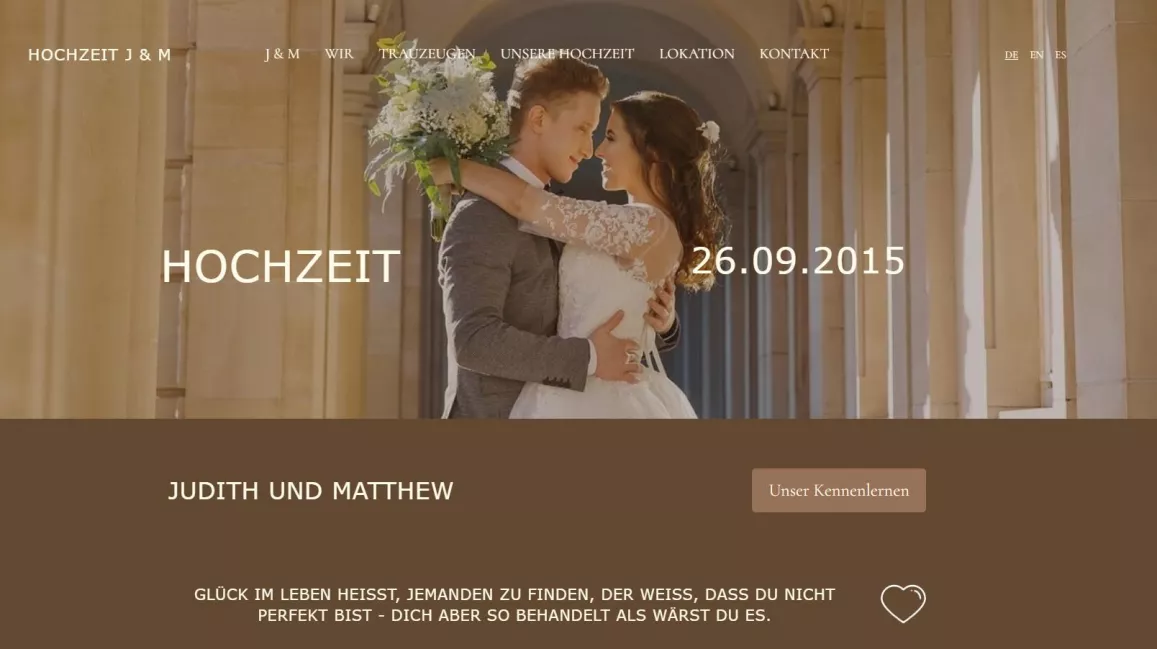 Hochzeit Judith und Matthew