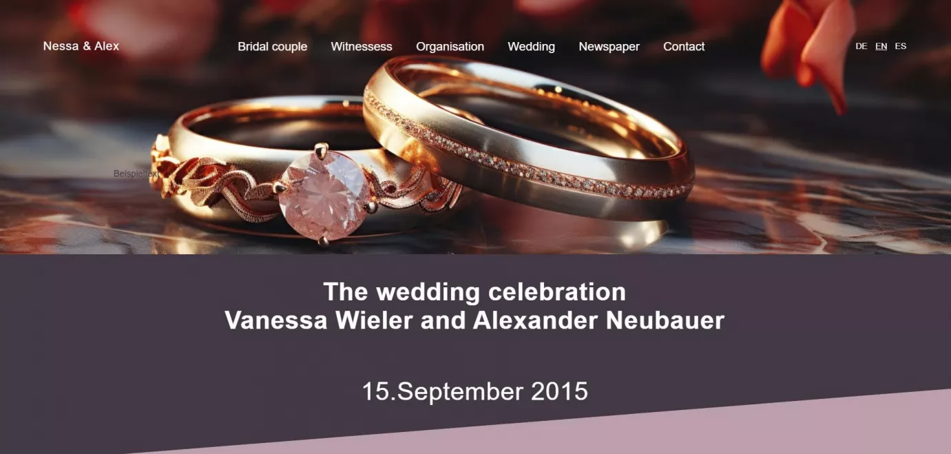 Wedding Nessa and Alex