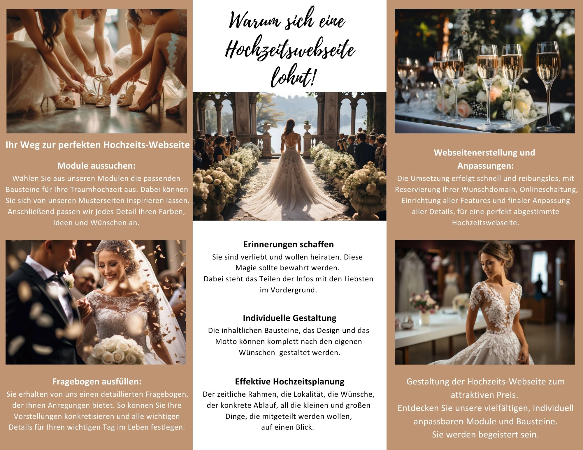 Flyer Hochzeitsseite innen