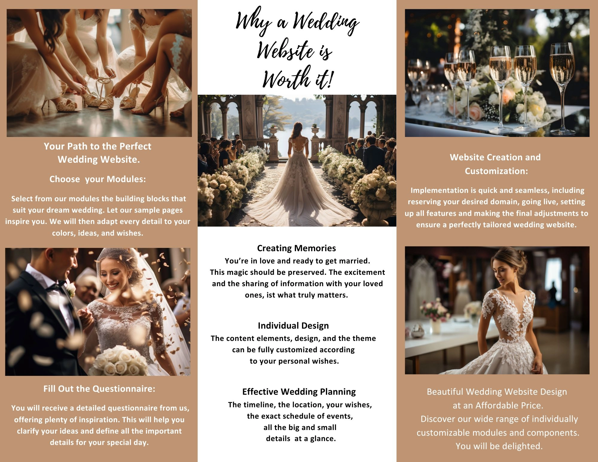 Brochure Wedding Page