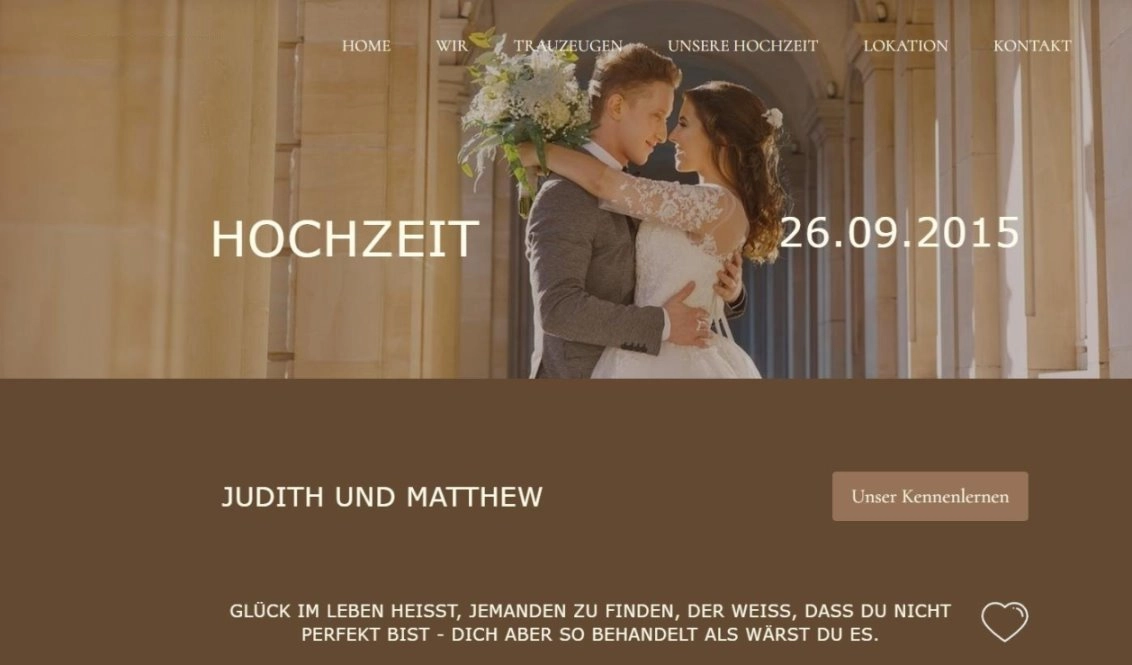 Hochzeit Judith und Matthew