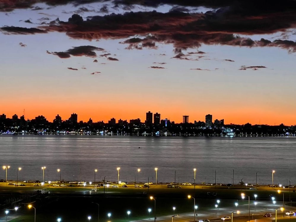 Blick auf Posadas Argentinien