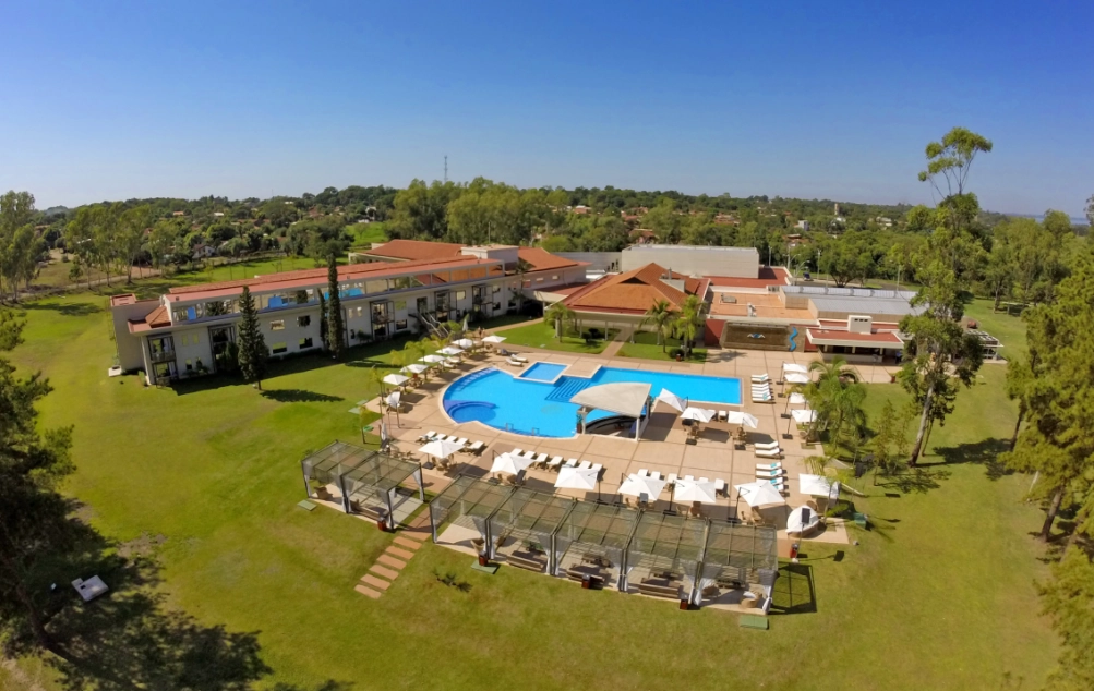 Vogelperspektive Hotelareal